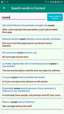 Italian Verb Conjugation android App screenshot 2